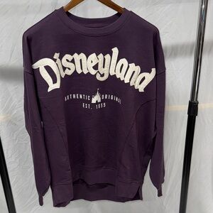 Disneyland Authentic Original Purple Crewneck Sweater